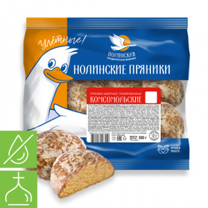 Пряники "Комсомольские" 300г*16, цв.пл. Пряники "Комсомольские" 300г*16, цв.пл.